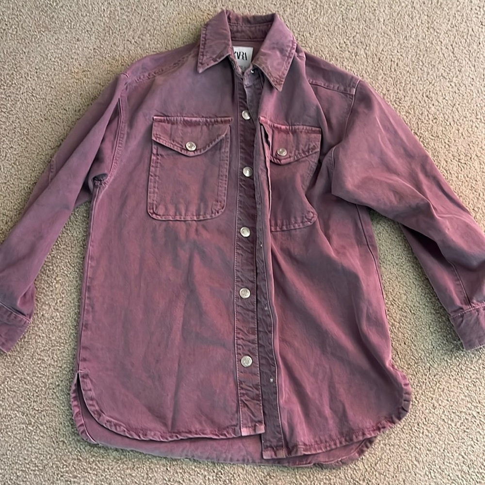 Zara Trench Jean Jacket
